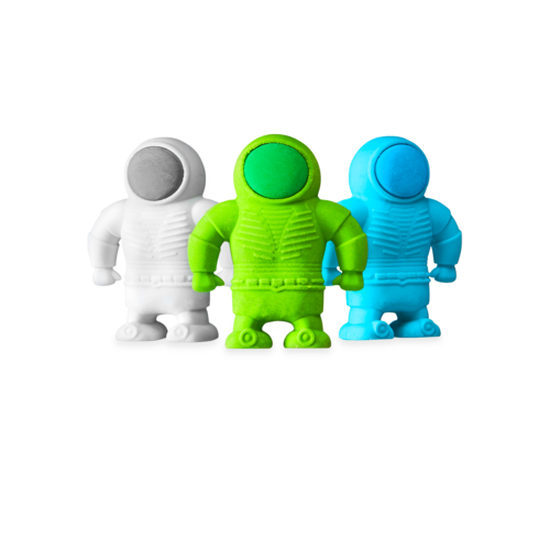 Ooly 112-087 Astronaut Erasers - Set of 3