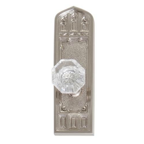 Brass Accents D04-K582A-HTF-613VB Interior Door Plate Passage Set,