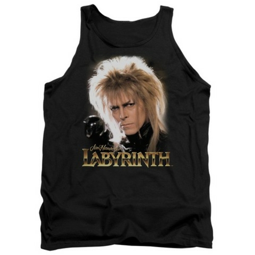 Trevco Labyrinth-Jareth Adult Tank Top- Black - Medium