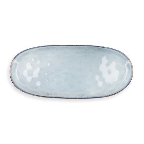 Serving Platter Quid Boreal Blue Ceramic 36 x 16 cm (2 Units) (Pack