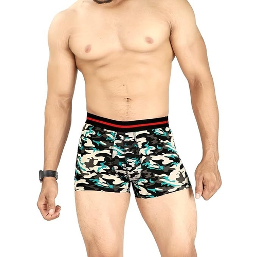 Men Comouflag Printed slim solid underwear (Size-30inches)