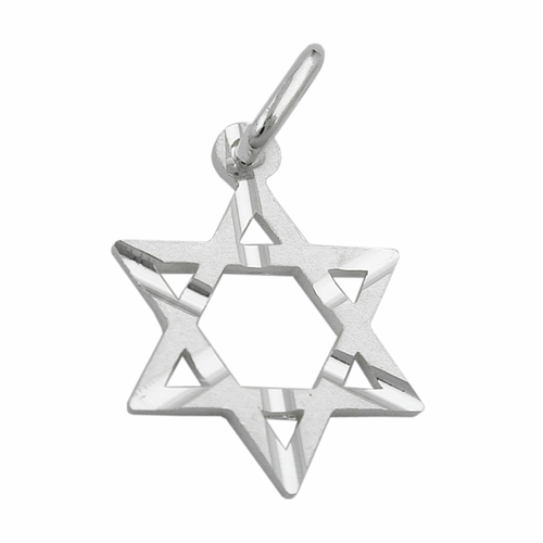 pendant star of david silver 925