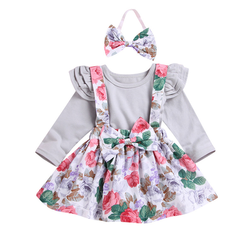 Pretty Newborn Floral Clothes Kids Baby Girls