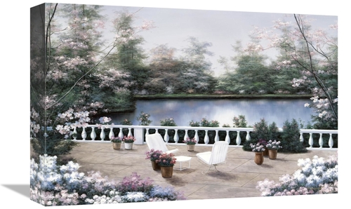 Global Gallery GCS-393958-1218-142 12 x 18 in. Terrace VIew Art Print 