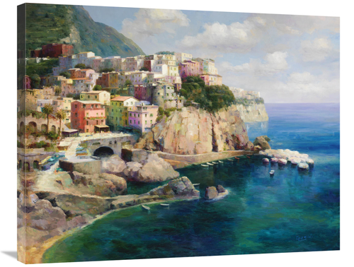 Global Gallery GCS-132598-2835-142 28 x 35 in. Sicilian Coast Art Prin