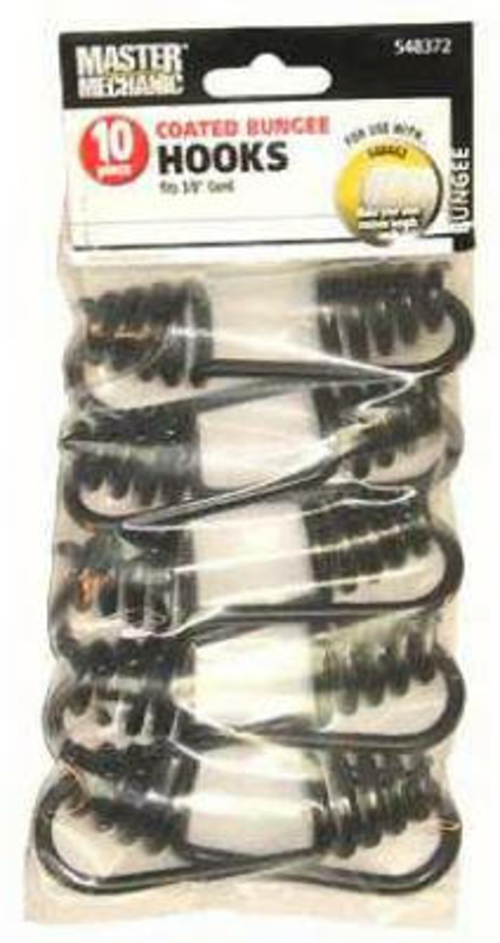 Trade of Amta 548372 9 mm Coated Bungee Steel Hooks 0.37 in. - Pack of