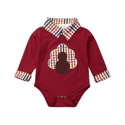 Thanksgiving Day Infant Baby Boy Girl Bodysuit