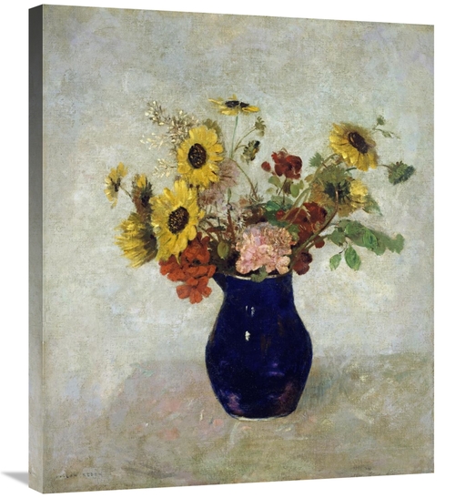 Global Gallery GCS-267083-30-142 30 in. Vase De Fleurs Art Print - Odi