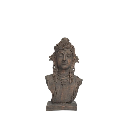 Polyesin Stone Buddha Statue Showpiece for Meditation