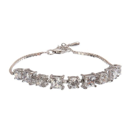 Silver Enzo Solitaire Bracelet Gift for Women and Girls