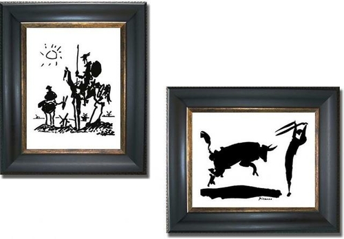 Artistic Home Gallery 1114589BG Don Quixote And Bullfight Iii By Picas