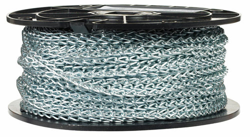 Apex Tool Group 0721627 200 ft.Double Jack Chain  Zinc Plated  Silver