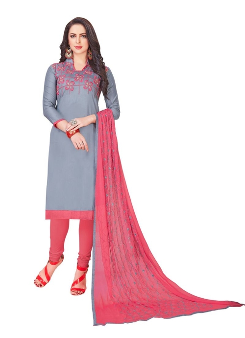 Generic Women's Glaze Cotton Salwar Material