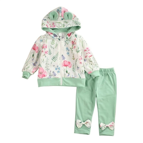 1 6Y Toddler Kids Baby Girl Clothes Sets Floral