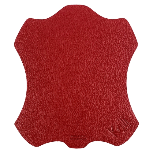 K0001VB | Tappetino per Mouse Made in Italy in Vera Pelle pieno fiore,