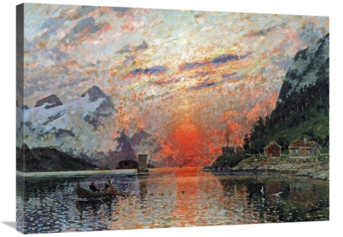 Global Gallery GCS-266947-36-142 36 in. A Fjord Art Print - Adelsteen 