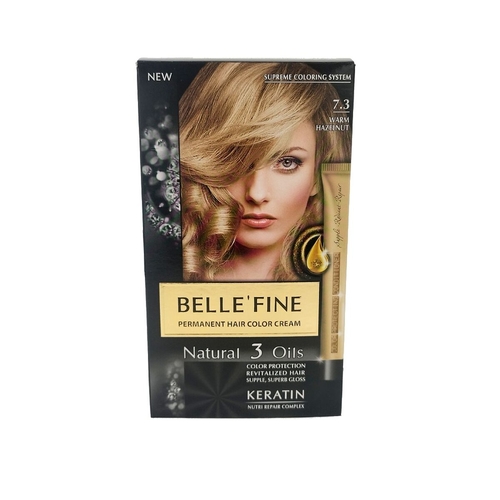 Permanent Dye Belle´Fine Nº 7.3 Hazelnut (30 ml)