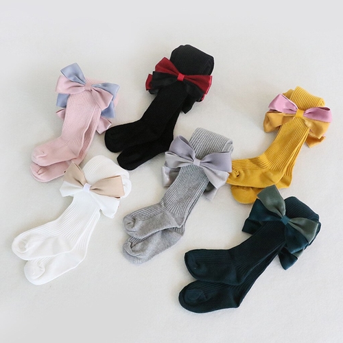 Toddler Baby Kids Socks Cotton Bow Girls Cute