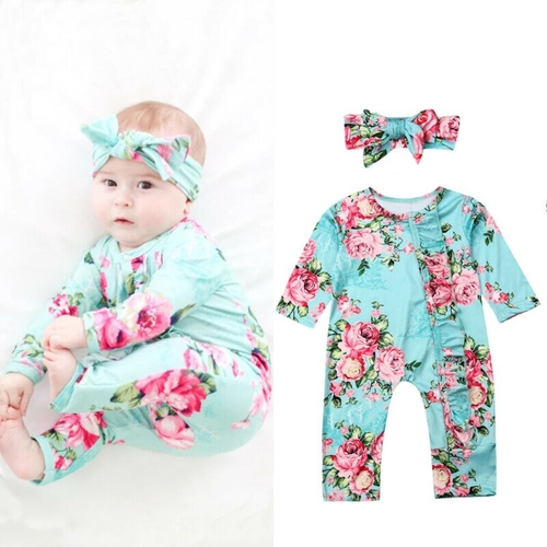 Pudcoco Autumn 2PCS Newborn Kids Baby Girls