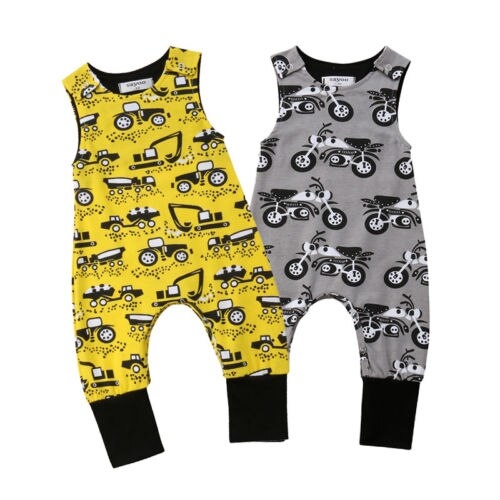 Newborn Baby Sleeveless Boy Girl Romper
