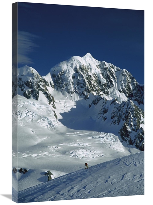 Global Gallery GCS-453400-2030-142 20 x 30 in. Ski Mountaineer Near Su