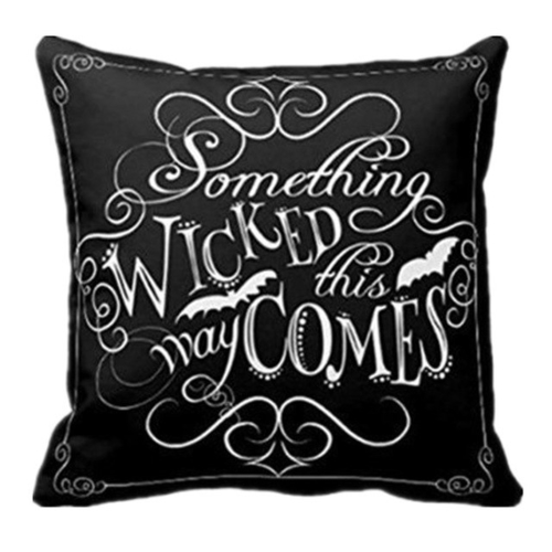 Halloween Black Cushion Cover Sofa Car Seat Throw