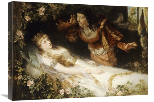 Global Gallery GCS-266270-30-142 30 in. Sleeping Beauty Art Print - Ri
