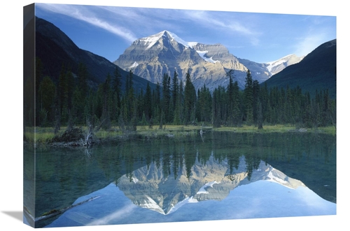 Global Gallery GCS-397152-1824-142 18 x 24 in. Mt Robson, Highest 