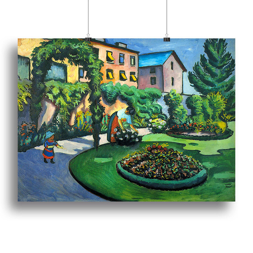 Garden image by Macke Canvas Print or Poster