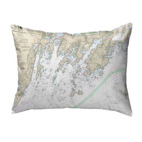 Betsy Drake NC13301MB Muscongus Bay, ME Nautical Map Noncorded Ind
