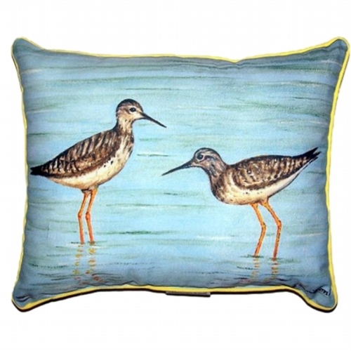 Betsy Drake ZP430 Yellow Legs Extra Large Zippered Pillow