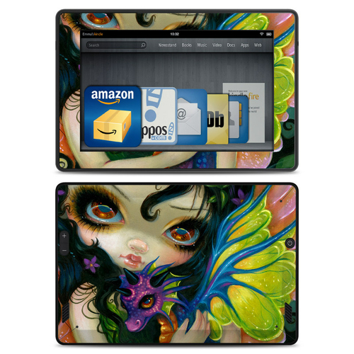 DecalGirl AKHD-DRGCHILD Amazon Kindle Fire HD Skin - Dragonling Child