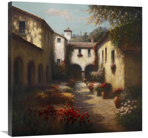 Global Gallery GCS-132735-3030-142 30 x 30 in. Portico Art Print - D. 