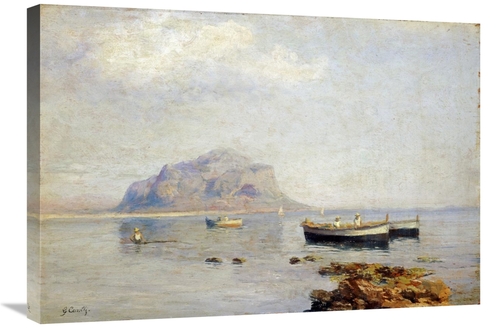 Global Gallery GCS-267819-30-142 30 in. A Calm with Fishing Boats in t