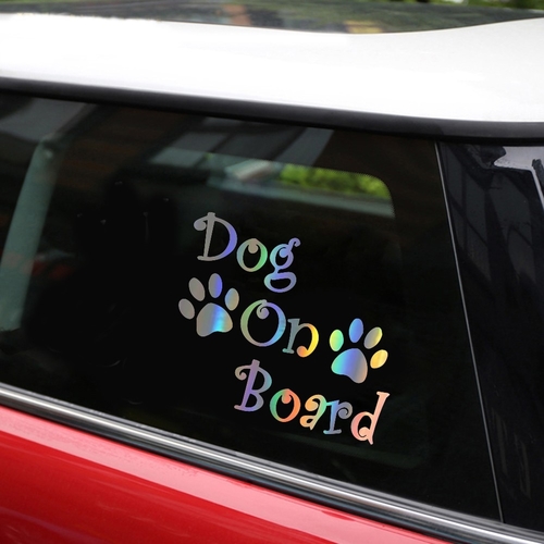 Rylybons Dog on Board Car Sticker Shepherd on