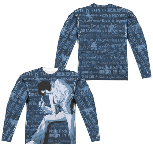 Trevco ELV800FB-ALPP-5 Elvis Presley & is Everything Front & Back Prin