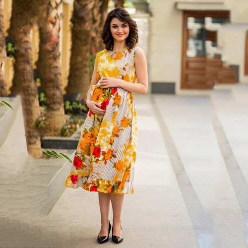 Maternity Dresses Women Pregnant Sleeveless