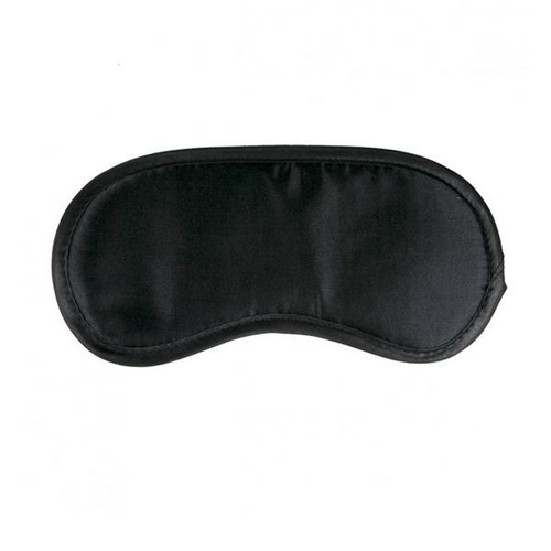 Black Satin Eye Mask