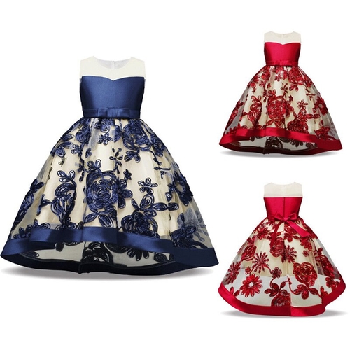 Flower Tutu Kids Clothing Pageant Wedding Bowknot