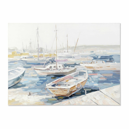 Painting DKD Home Decor Barco Mediterranean (120 x 3,8 x 90 cm)