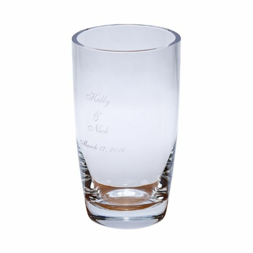Creative Gifts International 060508 9.75 in. Simon Optic Crystal Vase