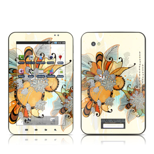 DecalGirl SGTB-SSFLOWERS Samsung Galaxy Tab Skin - Sunset Flowers