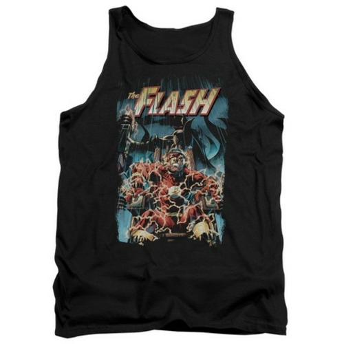 Trevco Jla-Electric Chair Adult Tank Top- Black - Medium