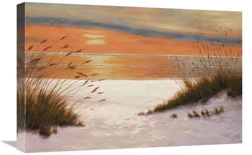 Global Gallery GCS-138954-1624-142 16 x 24 in. Summer Sunset Art Print