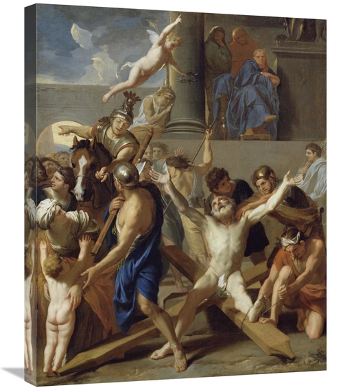 Global Gallery GCS-456798-2228-142 22 x 28 in. The Martyrdom of St. An