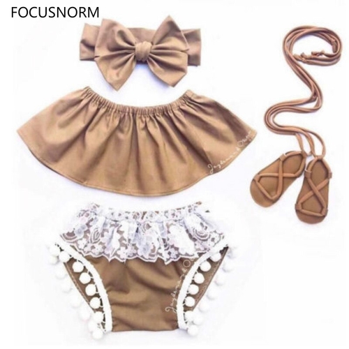 FOCUSNORM Toddler Baby Girl Clothes Set Off