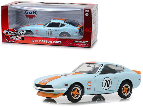 1970 Datsun 240Z #70 \Gulf Oil\" Light Blue \"Tokyo Torque\" Series