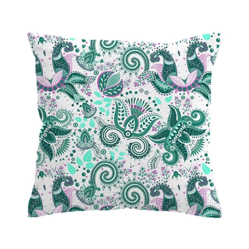 Paisley Cushion Cover Floral Pillowcase Sofa Bed