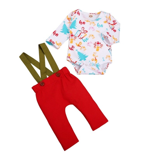 Fashion Newborn Baby Boy Girl Christmas Outfits