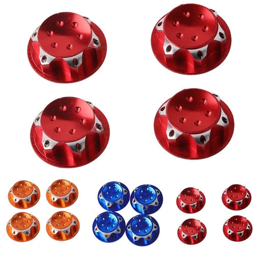 4pc Aluminium Wheel Hub Cover Antidust Cover 17mm